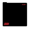 iCAN Gaming Mouse Pad Glossy Finish Fabric + Natural Rubber, Black