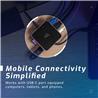 OWC Portable dock with 1Gb/s Ethernet and integrated c