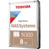 TOSHIBA N300 NAS 8TB 7200RPM 3.5 INCH HDD
