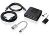 IOGEAR 4X2 USB 3.0 PERPHERAL SHARING SWITCH WITH USB-C ADAPTER