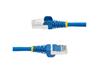 30ft CAT6a Ethernet Cable - Blue - Low Smoke Zero Halogen (LSZH) - 10G