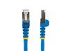 30ft CAT6a Ethernet Cable - Blue - Low Smoke Zero Halogen (LSZH) - 10G