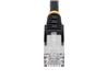 30ft CAT6a Ethernet Cable - Black - Low Smoke Zero Halogen (LSZH) - 10