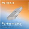 SSD portable, robuste et de petite taille, alimenté par bus, 1 To, NVM