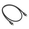 1x USB-C mâle 1x USB-C mâle Noir