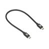 1x USB-C mâle 1x USB-C mâle Noir