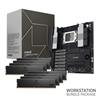 AMD Ryzen Threadripper 9960X CPU + ASUS PRO WS TRX50-SAGE WIFI A Motherboard + TEAMGROUP 128GB (4x32GB) 6000MHz CL30 ECC