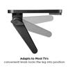 Brateck (APM-09-02) - Plateau de téléviseur noir