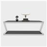 iCAN Tempered Glass Top TV Stand