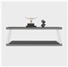 iCAN Tempered Glass Top TV Stand