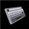 Luminkey 75V2 Tri-Mode 75% Full 6063 Aluminum Keyboard, Aurora Silver