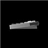 Luminkey 75V2 Tri-Mode 75% Full 6063 Aluminum Keyboard, Aurora Silver