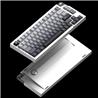 Luminkey 75V2 Tri-Mode 75% Full 6063 Aluminum Keyboard, Aurora Silver