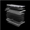 Luminkey 75V2 Tri-Mode 75% Full 6063 Aluminum Keyboard, Aurora Silver