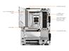 GIGABYTE B650 AORUS ELITE AX ICE AM5 LGA 1718 AMD B650 ATX Carte mère(Open Box)