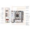 Carte mère GIGABYTE X870I AORUS PRO ICE AMD AM5 LGA 1718, Mini-ITX