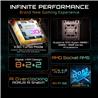GIGABYTE B840M GAMING PLUS WIFI6E AMD AM5 Micro ATX Motherboard