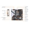 Carte mère GIGABYTE B760M GAMING PLUS WIFI DDR4 LGA 1700 Intel B760(Open Box)