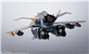BANDAI HI-METAL R VF-0A Phoenix (Shin Kudo Use) ＋ QF-2200D-B Ghost