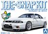 Aoshima 1/32 SNAP KIT Nissan R33 Skyline GT-R Custom Wheel (White)