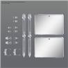 BANDAI Hobby Action Base 7 1/144 [CLEAR COLOR] MIRROR