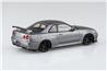 Aoshima SNAP KIT Nissan R34 Skyline GT-R Custom Wheel Athlete Silver