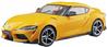 Aoshima 1/32 SNAP KIT #10-D Toyota GR Supra (Lightning Yellow) Model Kit | No Glue Needed | Snap by Hand