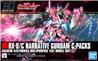 BANDAI Hobby HGUC 1/144 #222 RX-9/C Narrative Gundam C-Packs "Gundam NT" Kit de modélisation
