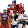 Hasbro Takara Tomy Transformers Dramatic Capture Series DCS-2 Autobot Headquarters Jazz, Mainframe, and Optimus Prime Set Actio