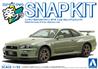 Aoshima 1/32 SNAP KIT #12-MJ Nissan R34 Skyline GT-R Nur