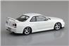 Aoshima 1/32 SNAP KIT Nissan R34 Skyline GT-R Custom Wheel White Pearl