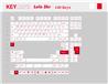 LeleLab SupSup-SuperX White Keycaps Set