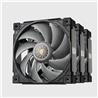 Sudokoo MACH120 120mm Regular Case Fan 3-Pack Black