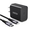 Choetech 18W USB-C PD Wall Charger, 1.2m Cable