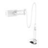 HOCO Tablet Lazy Stand, Flexible Long Arms Clip Mount, White