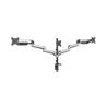 iCAN CC-GA36 17"-32" Triple Aluminum Monitor Mount with Clamp