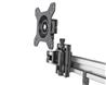iCAN Aluminum Triple Monitor Mount With Clamp | Fit 17"-27" |