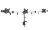 iCAN Aluminum Triple Monitor Mount With Clamp | Fit 17"-27" |