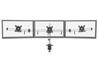 iCAN Aluminum Triple Monitor Mount With Clamp | Fit 17"-27" |