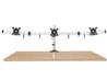iCAN Aluminum Triple Monitor Mount With Clamp | Fit 17"-27" |