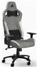 CORSAIR T3 RUSH Fabric Gaming Chair - Grey/White