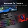Redragon S107 3-in-1 Combo, 104 Key Gaming Keyboard, Black with Red