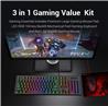 Redragon S107 3-in-1 Combo, 104 Key Gaming Keyboard, Black with Red