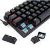 Redragon Jax Pro (K613P) Bluetooth, 2.4G,Wired connection Blue Switch Mechanical Gaming Keyboard durable key 63 key portable de