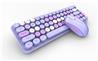 Mofii SMK-676367AG Wireless Keyboard and Mouse Combo, Purple(Open Box)