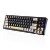 Yunzii AL71 Clavier de jeu en aluminium RVB à trois modes, Noir(Open Box)