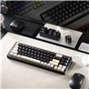Yunzii AL71 Clavier de jeu en aluminium RVB à trois modes, Noir(Open Box)