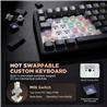 Yunzii B75 Wired RGB 75% Black Gaming Keyboard Pre Lubed Linear Switch(Open Box)