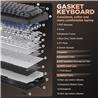 Yunzii B75 Wired RGB Black Gaming Keyboard Pre-lubed Tactile Switch(Open Box)