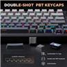 Yunzii B75 Wired RGB Black Gaming Keyboard Pre-lubed Tactile Switch(Open Box)